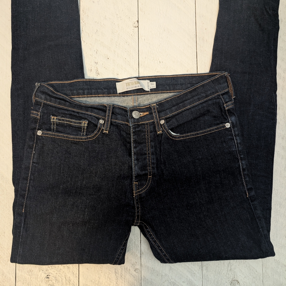 Topman Dark Blue Women's Skinny Jeans